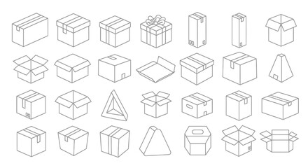 set of vector icons for design