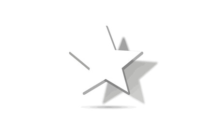 3d rendered illustration of a black arrow