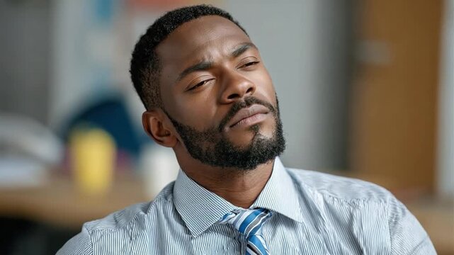 Contemplative Reflection: A man with a beard, exudes focused thought, deep in contemplation and reflection. Capturing the essence of introspection and deep thought.