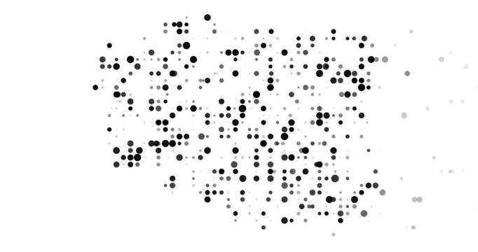 Visual Orbs Coalesce Creating Poland Country Formation