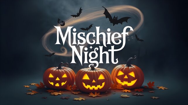 Mischief Night Festival Creative Pumpkin Design