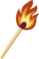 Single Matchstick Icon