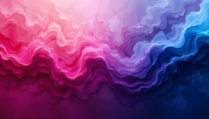 "Vibrant Color Flow Abstract Grainy Background in Pink, Blue, Purple, and Red Tones"