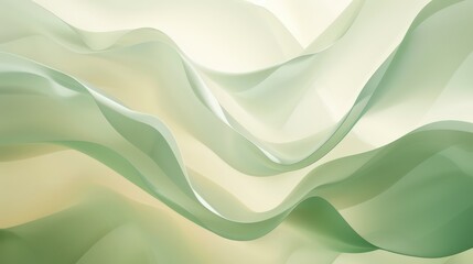 Obraz premium Elegant soft beige and green gradient background for design and decor projects