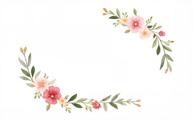 Fototapeta premium Watercolor wedding clipart set. Hand drawn illustrations isolated on white background. Romantic graphics for invitation, save the date. Wedding card decoration. High quality