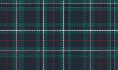 Seamless plaid fabric patterns in navy, green, white, and orange for clothing, skirts, and pants. A classic, fresh look with a neat, clean look in every cut.