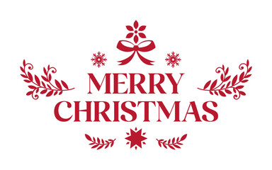 Festive Bell And Branches Design