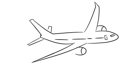 vector airplane icon