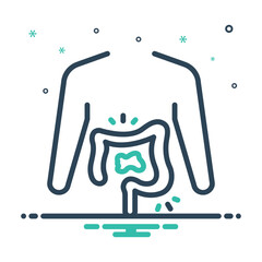Mix icon for gastrointestinal discomfort