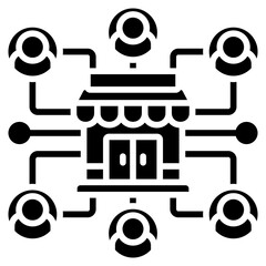 Business Network Icon