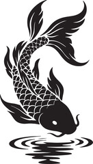 Black dragon tattoo design vector illustration with tribal wings and head silhouette art.