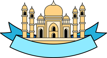 logotype of a Taj Mahal India