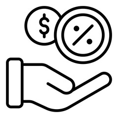 Tax payment icon. Payroll transaction and financial settlement concept. Accounting process and online banking illustration. Line Icon