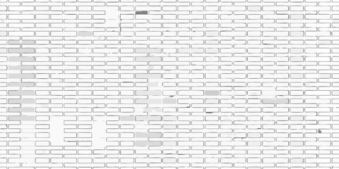 Distressed white brick wall texture with subtle grunge and faded areas