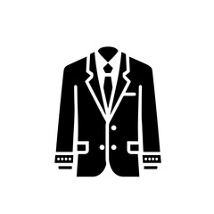 Luxury Gentleman Pant Coat Vector Illustration