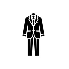 Elegant Business Pant Coat Vector Illustration
