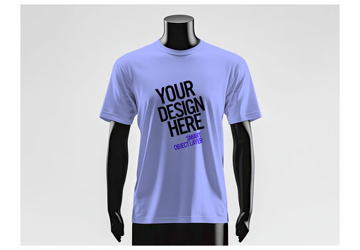 Mock up of a model wearing a white Tshirt