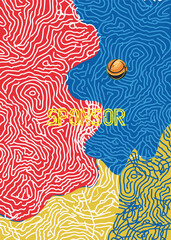 Modern Sports Jersey Design Template |Sublimation Football, Cricket & Teamwear Mockup