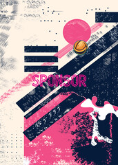 Modern Sports Jersey Design Template |Sublimation Football, Cricket & Teamwear Mockup