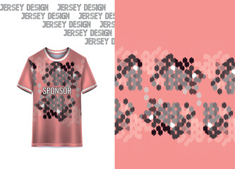 Modern Sports Jersey Design Template |Sublimation Football, Cricket & Teamwear Mockup