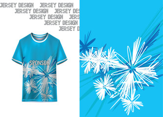 Modern Sports Jersey Design Template |Sublimation Football, Cricket & Teamwear Mockup
