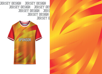Modern Sports Jersey Design Template |Sublimation Football, Cricket & Teamwear Mockup