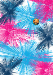 Modern Sports Jersey And BackgroundDesign Template