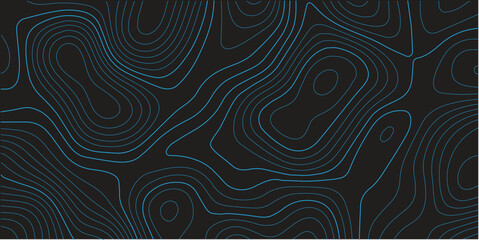 Seamless geometric blue abstract pattern with swirl lines vector illustration design for wallpaper or textile decoration