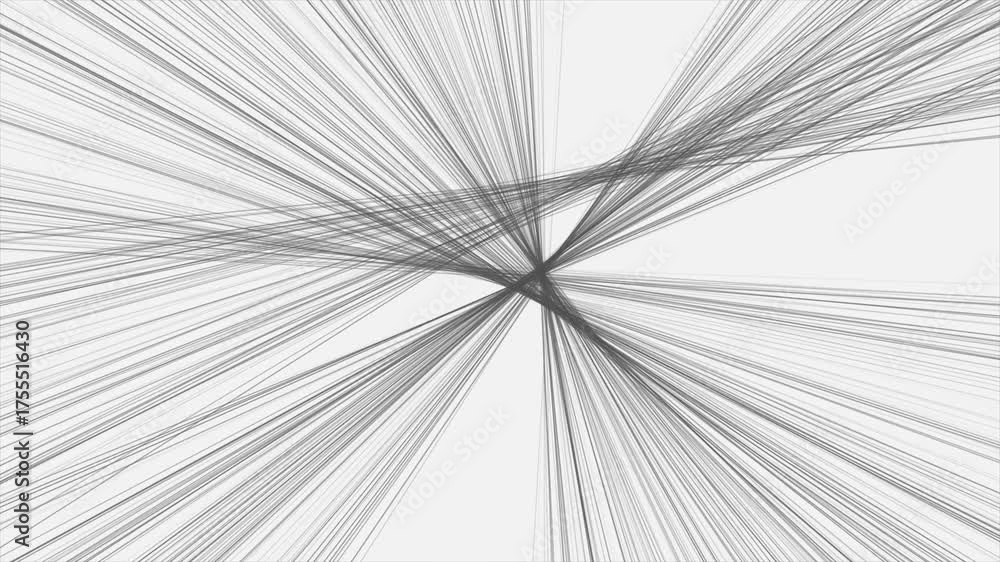 Sticker concept minimal geometric grey lines abstract background. seamless looping motion design. video anim