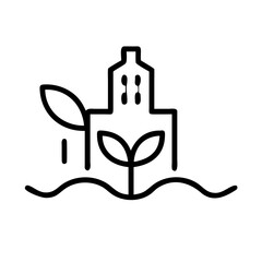 Sustainable City Development Icon