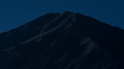 mountains in the fog