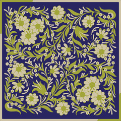 seamless pattern with flowers