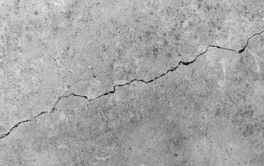 Obraz premium Cracked concrete wall texture, Cement background not painted in vintage style