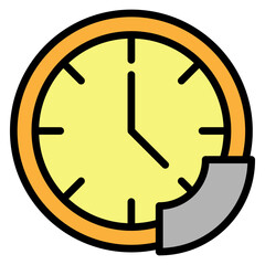 Time Period Layers Vector Filled Icon Design