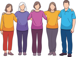 human connections strengthen bonds, celebrating unwavering support and true companionship