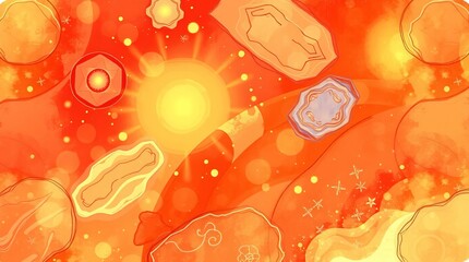 abstract background with circles