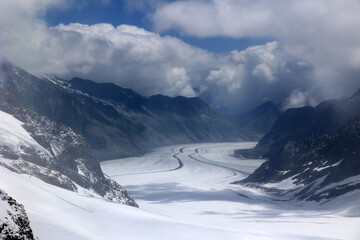 Aletsch Glacier from the Jungfraujoch – Top of Europe, Switzerland