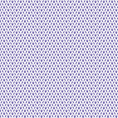 Seamless repeating pattern of abstract purple shapes on a white background