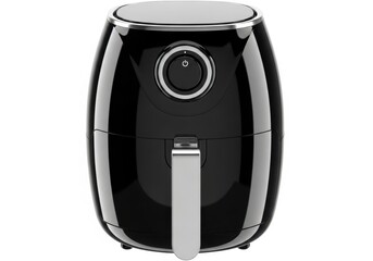 Modern black air fryer kitchen appliance for healthy cooking delicious meals