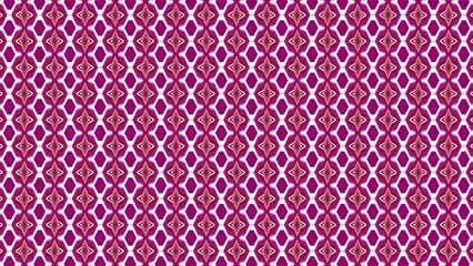 Seamless Vibrant Magenta Geometric Diamond Lattice Pattern