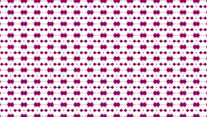 Seamless Magenta Diamond And Oval Geometric Repeat Pattern