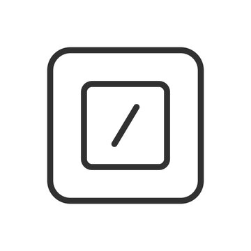 Slash Programming Code Symbol Icon