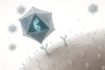 Photorealistic 3D medical micro-scene of hemophilia A, coagulation cascade focus with Factor VIII node dimmed, sparse fibrin strands around red blood cells and platelets, clean laboratory aesthetic