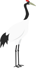 두루미의 일러스트