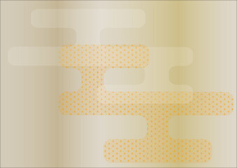 レトロな雰囲気のエ霞の背景・和風