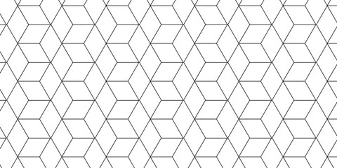 Fototapeta premium Minimal hexagon vector grid line box and metal cube creative geometric fabric abstract tiles gradient web triangle diamond honeycomb hexagon art. 