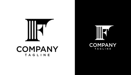 Letter F logo design vector template. Monogram f logo icon