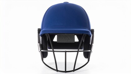 Fototapeta premium White helmet isolated on white background for sports safety equipment