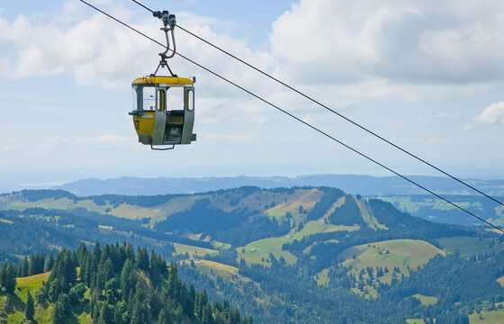 Gondel einer Seilbahn
