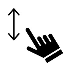 scroll up and down icon